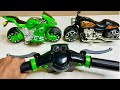 Real Handle Rc Hayabusa Bike vs Harley davidson bike Unboxing & Testing - Chatpat toy tv