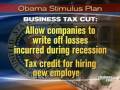 Obamas pushes stimulus plan