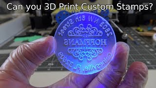 Can you 3D Print custom stamps? DIY Crafting