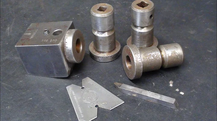 HOW TO USE SB GRINDING JIG #709 pt 4 tubalcain lathe tool bits