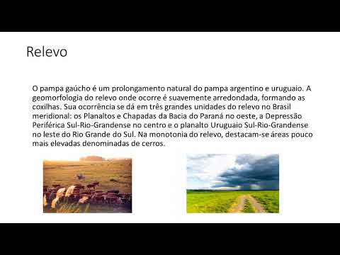 Pampas e campos sulinos apresentação em sliders