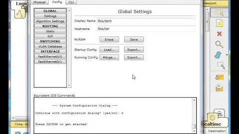 change a router name in packet tracer