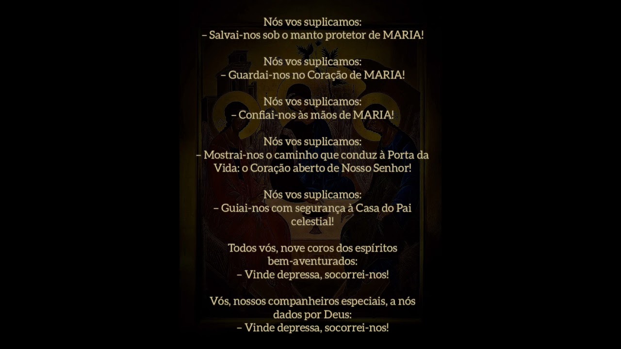 Súplica Ardente aos Santos Anjos 