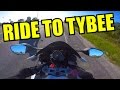 Ride to Tybee Island - Lane-splitting, Wheelies, & FUN!!!