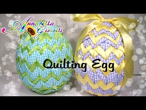 L'Uovo Pigna | Tutorial Quilting Egg