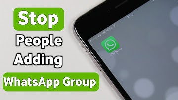 How To Stop People Adding You On WhatsApp Group.
