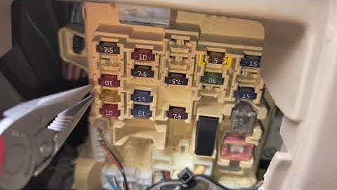 2000 Toyota Corolla Power Window Fuses