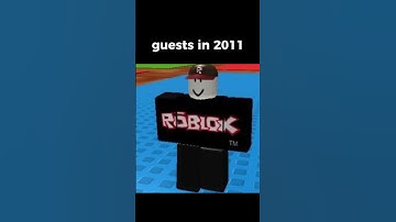 evolution of Roblox guests 😢