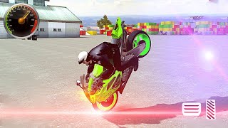 Extreme Sports Motorbike Onewheeling Highway Stunt Racing Android Gameplay FHD screenshot 5