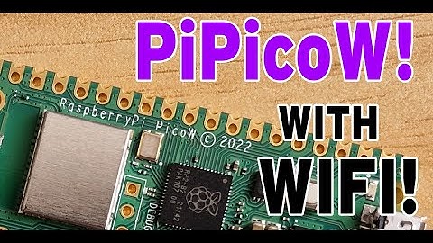 WIFI Pi Pico!  First looks and connecting to the internet with Micropython- Pi Pico W