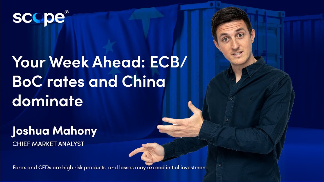 Your Week Ahead: ECB / BoC rates and China dominate - YouTube