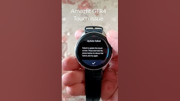 Amazfit GTR 4 Touch issue update