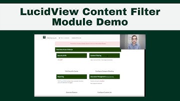 LucidView Content Filter Demo