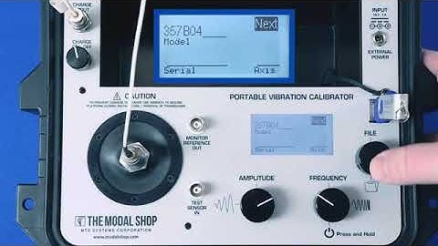 Charge Mode Accelerometer Calibration via Portable Vibration Calibrator C9110D