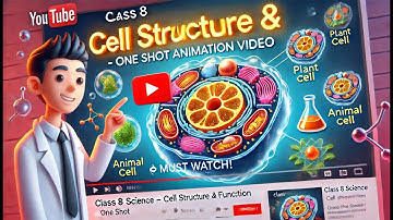 CBSE Class 8 || Science || Cell Structure and Function || Animation || in English @digitalguruji3147