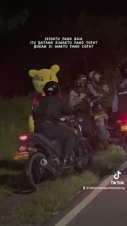 Tetaplah menjadi baik #polripresisi #sabhara #poldakalteng #polri #polisi #patroli