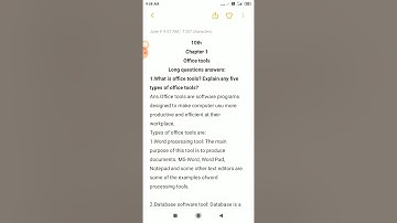 Office tools chapter 1(pseb)