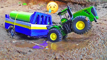 Diy tractor stuck in mud mini science project Part- 24||@topminigear