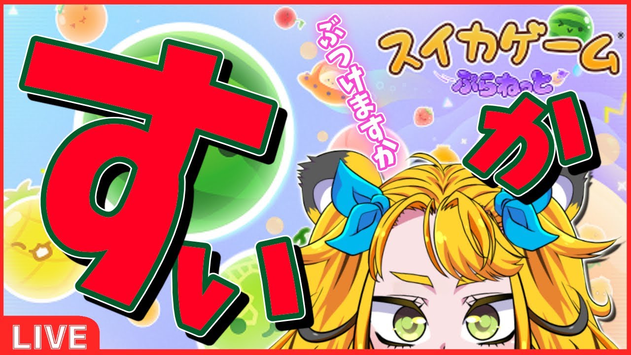 【スイカゲーム】すいかつくる🐯【雑談】 #shorts  #縦型配信