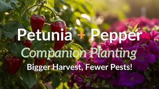 Petunia + Pepper Companion Planting Bigger Harvests, Fewer Pests