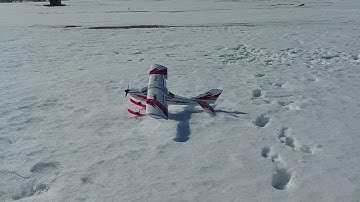 Modify Eflite Apprentice on Skis