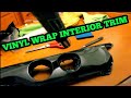 How to vinyl wrap interior trim  step by step  easy