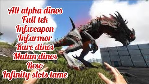 mutan dino full tek normal harvest| req by andika .i | ark mobile