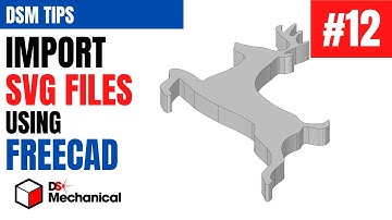 How to Import SVG File to Designspark Mechanical using FreeCAD [won