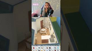Building a TINY dining room in the letter A | Part 4 #sims4 #gaming