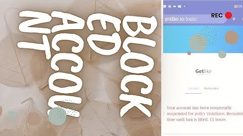 How To Recover getlike Blocked Account  Login issues  With live Prof In Pakistan 2023