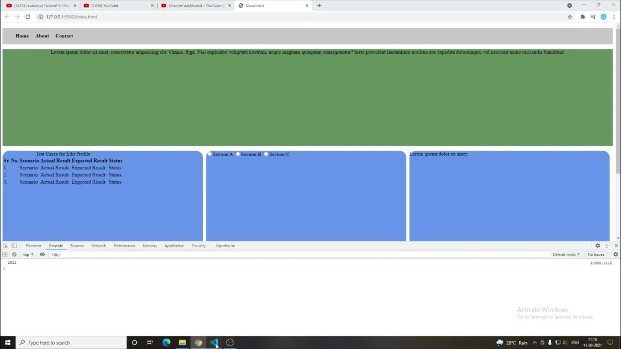 How to link JavaScript to html | how to link js file in html - YouTube
