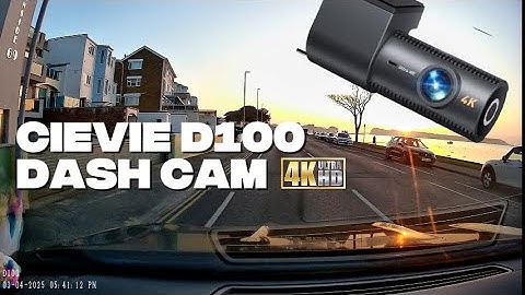 CIEVIE D100 4K DASH CAM