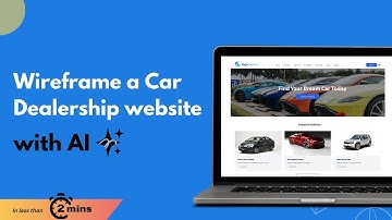 Wireframe a car dealership Website in under 2 minutes with MockFlow