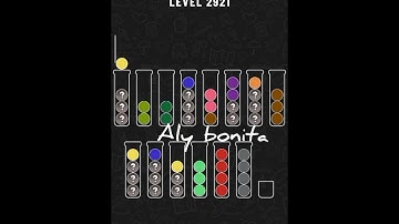 ball sort puzzle level 2921