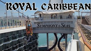 ROYAL CARIBBEAN.   BOARDING THE BEAUTIFUL AMAZING SYMPHONY OF THE SEAS