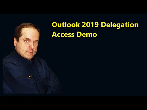 Outlook 2019 Delegation Access Demo