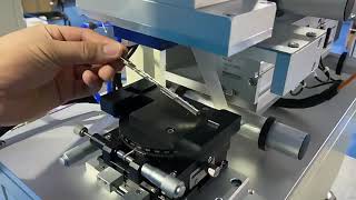 2023 New Tamp down Label Applicator Semi automatic High precision Flat Labeling Machine