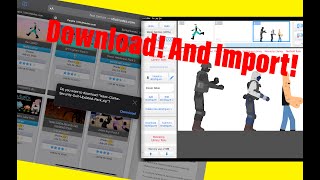How To download and import Stick figures to Sticknodes! (iOS 13) *tutorial*