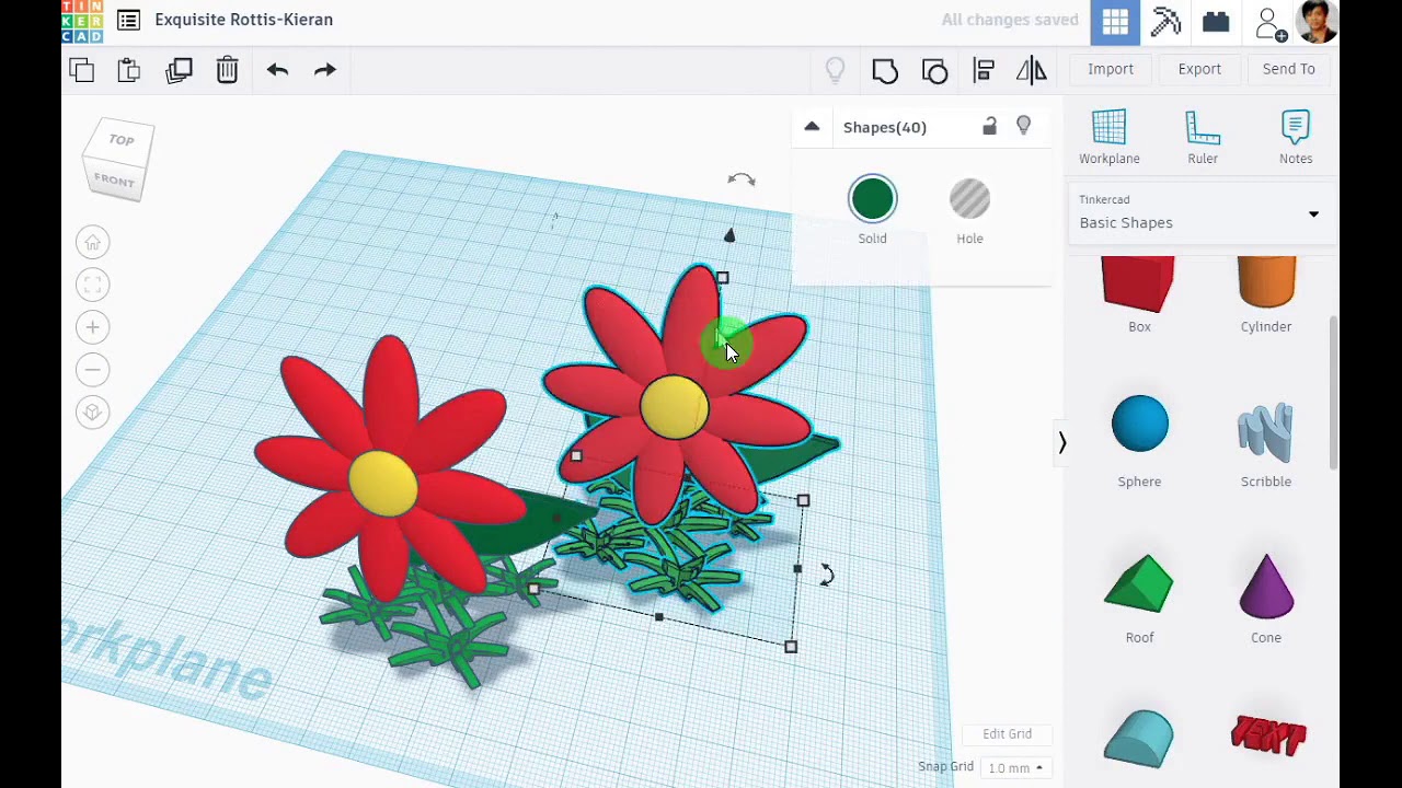 Tinkercad Flower David Setiabudi YouTube