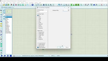A NOT gate simulation on Proteus