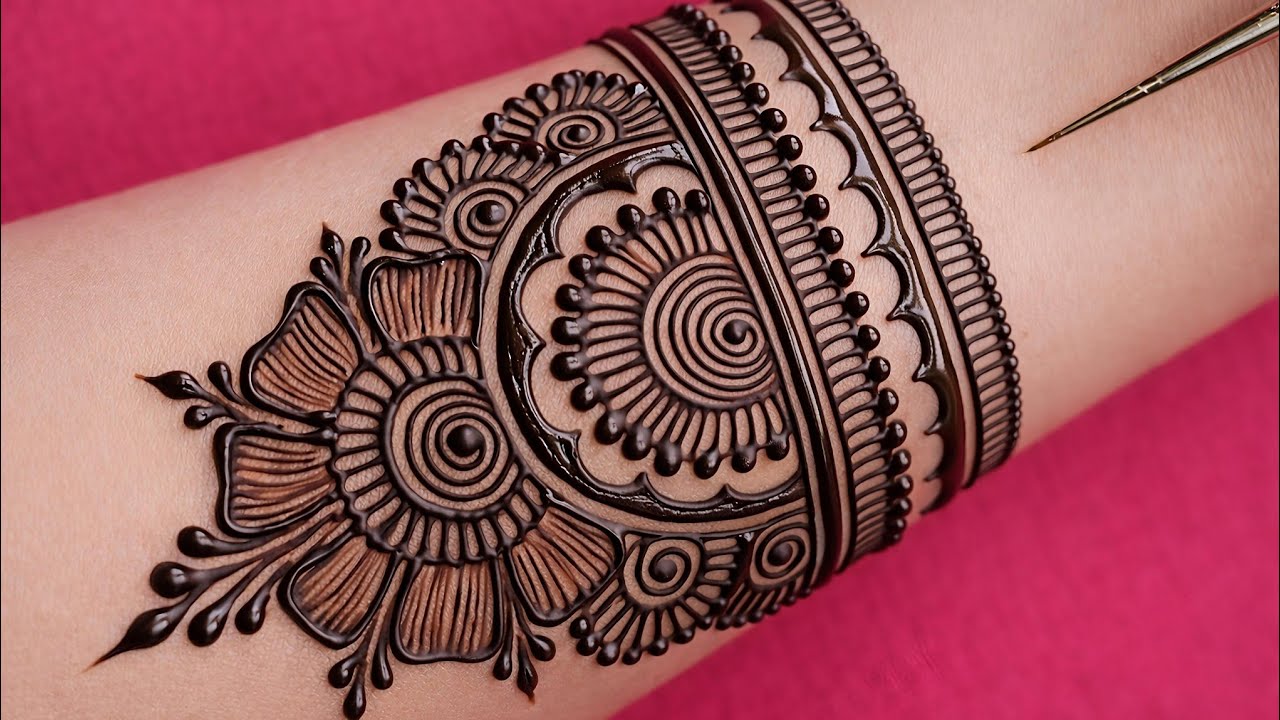 Mehndi design | front hand mehndi design | cone designs | mehndi designs | simple mehndi design 