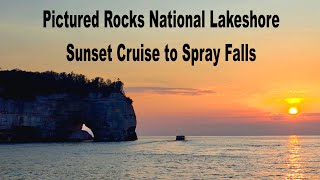Pictured Rocks National Lakeshore sunset cruise