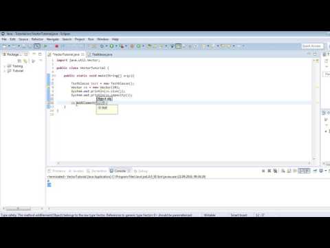 Video: Wie erstellt man einen Vektor in Java?