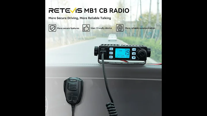 RETEVIS MB1 Black MINI Dual-Mode CB Mobile Radio