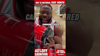 40% OFF CARNIVOR May Is National BEEF MONTH Nothing BUILDS MUSCLE better than BEEF!MuscleMedsRX.com