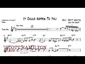 Scott Hamilton plays : It Could Happen To You (Solo transcription)