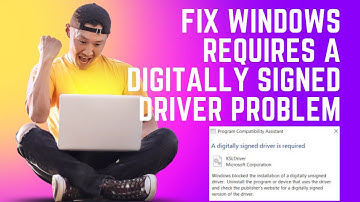 Fix Windows Requires a Digitally Signed Driver Problem In Windows 11/10
