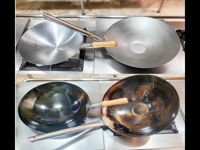 How to CURE a CHINESE WOK ((EASY and FOREVER))