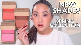 SWATCHES OF THE NEW PATRICK TA MAJOR HEADLINES BLUSH DUO SPRING COLLECTION '24