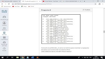 CCNA R&S: Routing and Switching Essentials Prueba del capítulo 3 - RESUELTO *Español*